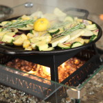 Veggies on the griddle